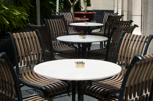 Hotel des Arts terrasse